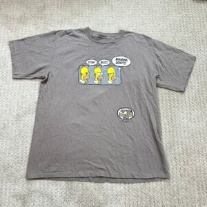 VTG Simpsons T-Shirt Mens XL Home D'oh Donuts 2000 Changes Tag Single Stitch Y2K